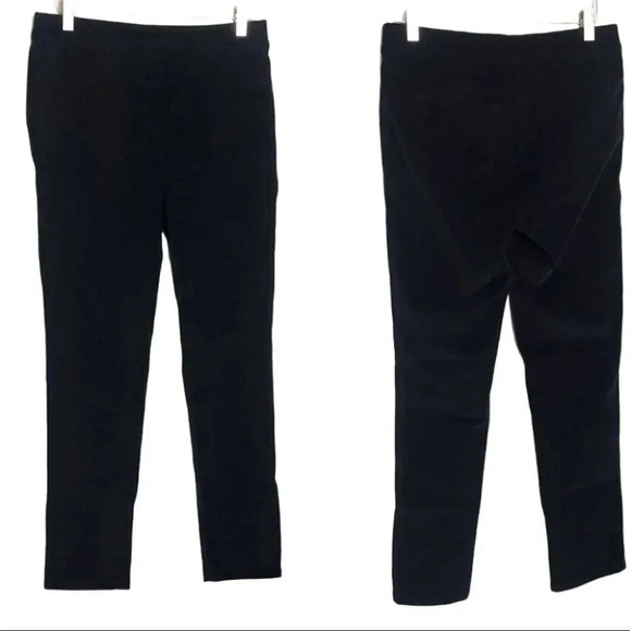 Rafaella Weekend women's 4‎ pull up black corduroy pants Office Career Fallwear - Picture 1 of 8